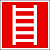 Знак F03 150*150 "Пожарная лестница" пленка ФЭС в Красноярске