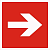 Знак F01-01 200*200 "Направляющая стрелка" пленка ФЭС в Красноярске